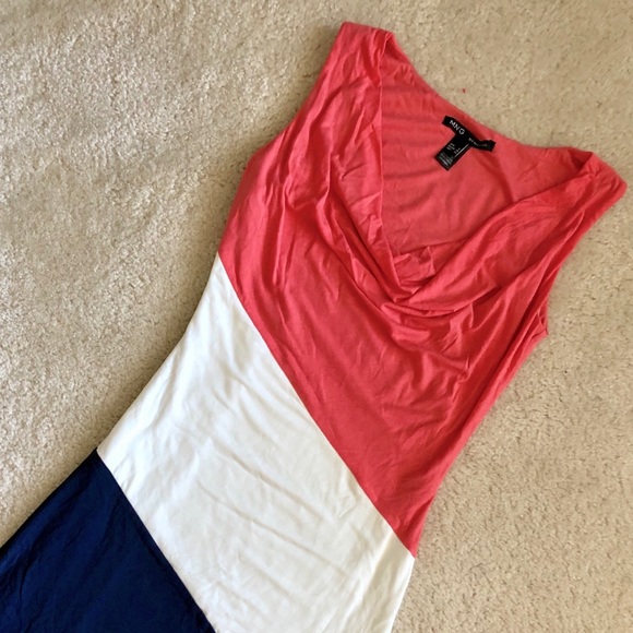 Diagonal Stripe Stretch Midi Dress - Picture 2 of 4